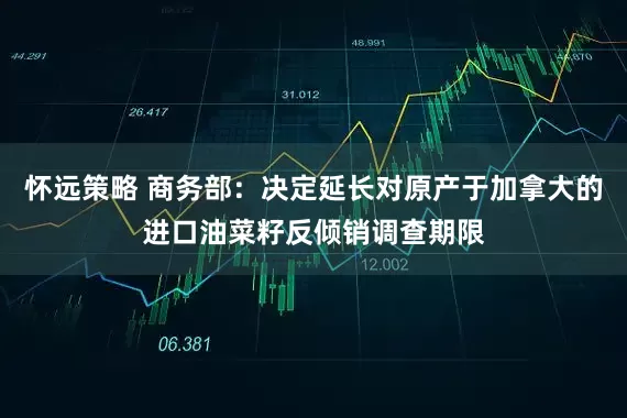 怀远策略 商务部：决定延长对原产于加拿大的进口油菜籽反倾销调查期限